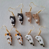 Pendientes Colgantes de Gatos