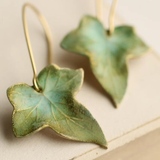 Pendientes Hoja Verde