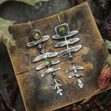 Pendientes Vintage Naturaleza en Plata