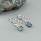 Pendientes Vintage en Forma de Gota de Agua