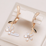 Pendientes Elegantes de Cristal