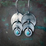 Pendientes Turquesa en Plata