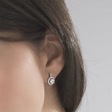 Margaret | Pendientes Redondos con Circonita